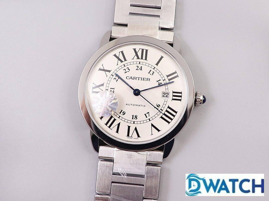 ĐỒNG HỒ NAM CARTIER RONDE SOLO W6701011 FAKE CAO CẤP NHÀ MÁY AF MẶT SỐ TRẮNG 42MM ĐỒNG HỒ NAM CARTIER RONDE SOLO W6701011 FAKE CAO CẤP NHÀ MÁY AF MẶT SỐ TRẮNG 42MM