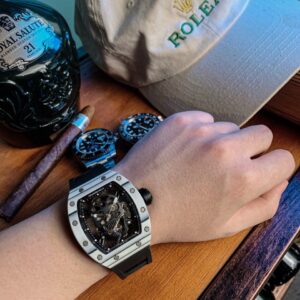 ĐỒNG HỒ NAM RICHARD MILLE RM052 REPLICA 1:1 NHÀ MÁY JB MÀU TRẮNG 44MM 5 ĐỒNG HỒ NAM RICHARD MILLE RM052 REPLICA 1:1 NHÀ MÁY JB MÀU TRẮNG 44MM