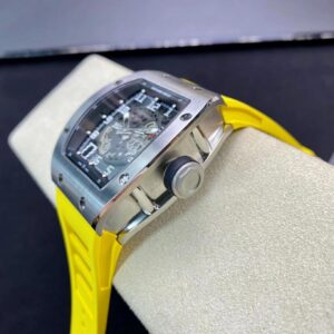 ĐỒNG HỒ NAM RICHARD MILLE RM010 SUPER FAKE NIỀNG TRƠN DÂY CAO SU VÀNG 41MM 3 ĐỒNG HỒ NAM RICHARD MILLE RM010 SUPER FAKE NIỀNG TRƠN DÂY CAO SU VÀNG 41MM