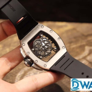 ĐỒNG HỒ NAM RICHARD MILLE RM61-01 FAKE 11 VỎ GHI DÂY CAO SU ĐEN 43MM 5 ĐỒNG HỒ NAM RICHARD MILLE RM61-01 FAKE 11 VỎ GHI DÂY CAO SU ĐEN 43MM