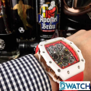 ĐỒNG HỒ NAM RICHARD MILLE RM11-03 SUPER FAKE VIỀN TRẮNG DÂY ĐEO ĐỎ 40MM 1 ĐỒNG HỒ NAM RICHARD MILLE RM11-03 SUPER FAKE VIỀN TRẮNG DÂY ĐEO ĐỎ 40MM