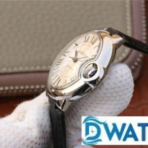 CARTIER BALLON BLEU DE CARTIER W6900556 BEST REPLICA WATCHES BLACK LEATHER STRAP V6 FACTORY 36MM 3 ĐỒNG HỒ NỮ CARTIER BALLON BLEU DE CARTIER W6900556 FAKE NHÀ MÁY V6 36MM