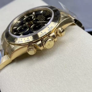 ĐỒNG HỒ NAM ROLEX DAYTONA CLEAN FACTORY REPLICA CAO CẤP MẶT SỐ ĐEN 40MM 4 ĐỒNG HỒ NAM ROLEX DAYTONA LEAN FACTORY REPLICA CAO CẤP MẶT SỐ ĐEN 40MM