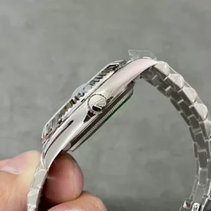 ĐỒNG HỒ NAM ROLEX DAY-DATE 228236 REPLICA NHÀ MÁY GS MẶT SỐ XANH BĂNG 40MM 3 ĐỒNG HỒ NAM ROLEX DAY-DATE 228236 REPLICA NHÀ MÁY GS MẶT SỐ XANH BĂNG 40MM