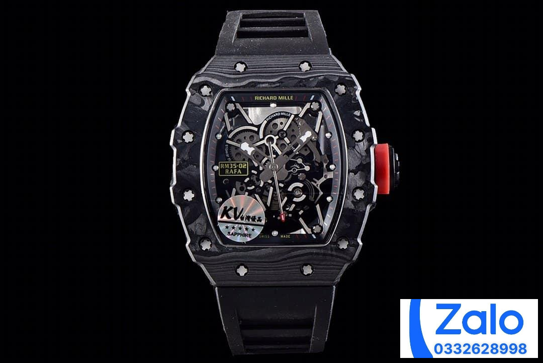 ĐỒNG HỒ NAM RICHARD MILLE RM35-02 REPLICA 11 NHÀ MÁY KV MÀU ĐEN 44MM ĐỒNG HỒ NAM RICHARD MILLE RM35-02 REPLICA 11 NHÀ MÁY KV MÀU ĐEN 44MM