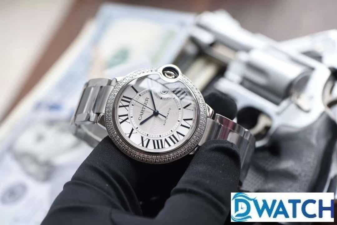 ĐỒNG HỒ NAM CARTIER BALLON BLEU FAKE CAO CẤP NHÀ MÁY V6 ĐÍNH ĐÁ VIỀN 42MM ĐỒNG HỒ NAM CARTIER BALLON BLEU FAKE CAO CẤP NHÀ MÁY V6 ĐÍNH ĐÁ VIỀN 42MM