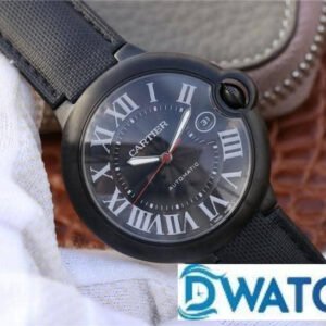 CARTIER BALLON BLEU WSBB0015 COPIES WATCHES ALL BLACK V6 FACTORY 42MM 1 ĐỒNG HỒ NAM CARTIER BALLON BLEU WSBB0015 FAKE 1:1 NHÀ MÁY V6 FULL BLACK 42MM