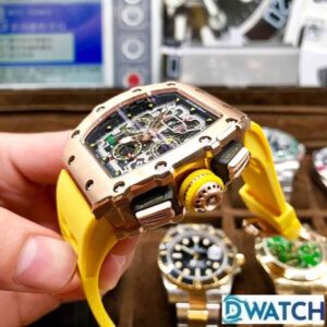 ĐỒNG HỒ NAM RICHARD MILLE RM11-03 SUPER FAKE DÂY ĐEO VÀNG CÁ TÍNH 40MM 2 ĐỒNG HỒ NAM RICHARD MILLE RM11-03 SUPER FAKE DÂY ĐEO VÀNG CÁ TÍNH 40MM
