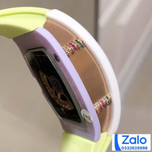 ĐỒNG HỒ NỮ RICHARD MILLE RM007-01 SUPER FAKE DÂY CAO SU XANH 36MM 1 ĐỒNG HỒ NỮ RICHARD MILLE RM007-01 SUPER FAKE DÂY CAO SU XANH 36MM