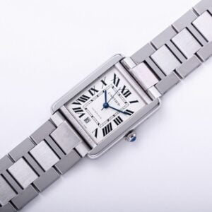 ĐỒNG HỒ NAM CARTIER TANK SOLO W5200028 FAKE 1:1 NHÀ MÁY V9 THÉP 40MM 1 ĐỒNG HỒ NAM CARTIER TANK SOLO W5200028 FAKE 1:1 NHÀ MÁY V9 THÉP 40MM