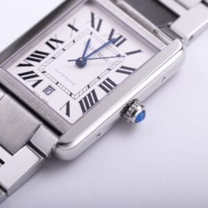 ĐỒNG HỒ NAM CARTIER TANK SOLO W5200028 FAKE 1:1 NHÀ MÁY V9 THÉP 40MM 2 ĐỒNG HỒ NAM CARTIER TANK SOLO W5200028 FAKE 1:1 NHÀ MÁY V9 THÉP 40MM