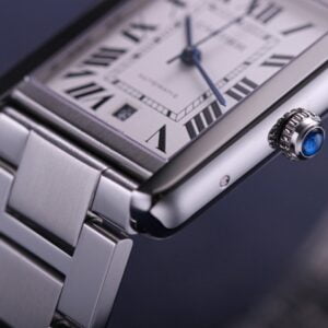 ĐỒNG HỒ NAM CARTIER TANK SOLO W5200028 FAKE 1:1 NHÀ MÁY V9 THÉP 40MM 4 ĐỒNG HỒ NAM CARTIER TANK SOLO W5200028 FAKE 1:1 NHÀ MÁY V9 THÉP 40MM