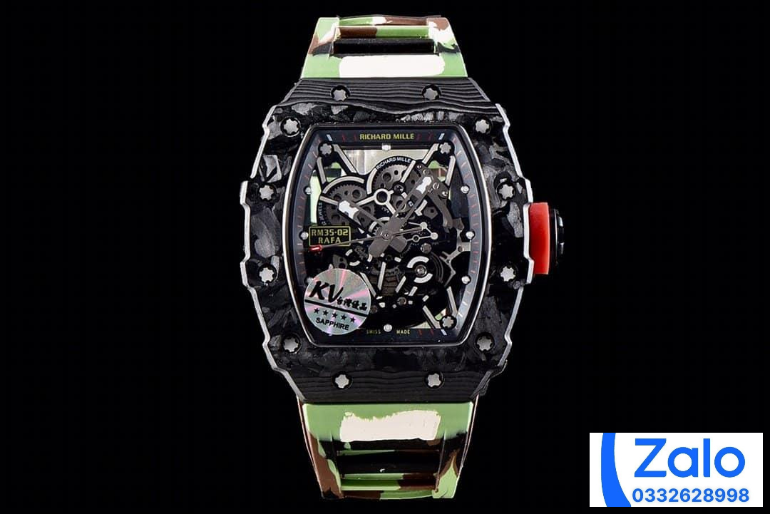 ĐỒNG HỒ NAM RICHARD MILLE RM35-02 REPLICA CAO CẤP NHÀ MÁY KV DÂY CAO SU 44MM ĐỒNG HỒ NAM RICHARD MILLE RM35-02 REPLICA CAO CẤP NHÀ MÁY KV DÂY CAO SU 44MM