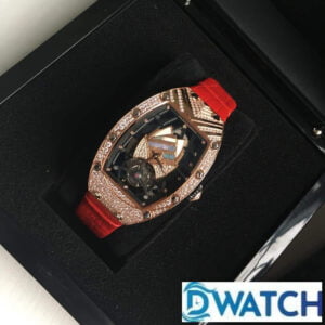 ĐỒNG HỒ NỮ RICHARD MILLE RM71-01 SUPER FAKE ĐÍNH ĐÁ DÂY DA 34MM 1 ĐỒNG HỒ NỮ RICHARD MILLE RM71-01 SUPER FAKE ĐÍNH ĐÁ DÂY DA 34MM