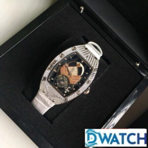ĐỒNG HỒ NỮ RICHARD MILLE RM71-01 FAKE CAO CẤP ĐÍNH ĐÁ DÂY DA TRẮNG 34MM 1 ĐỒNG HỒ NỮ RICHARD MILLE RM71-01 FAKE CAO CẤP ĐÍNH ĐÁ DÂY DA TRẮNG 34MM