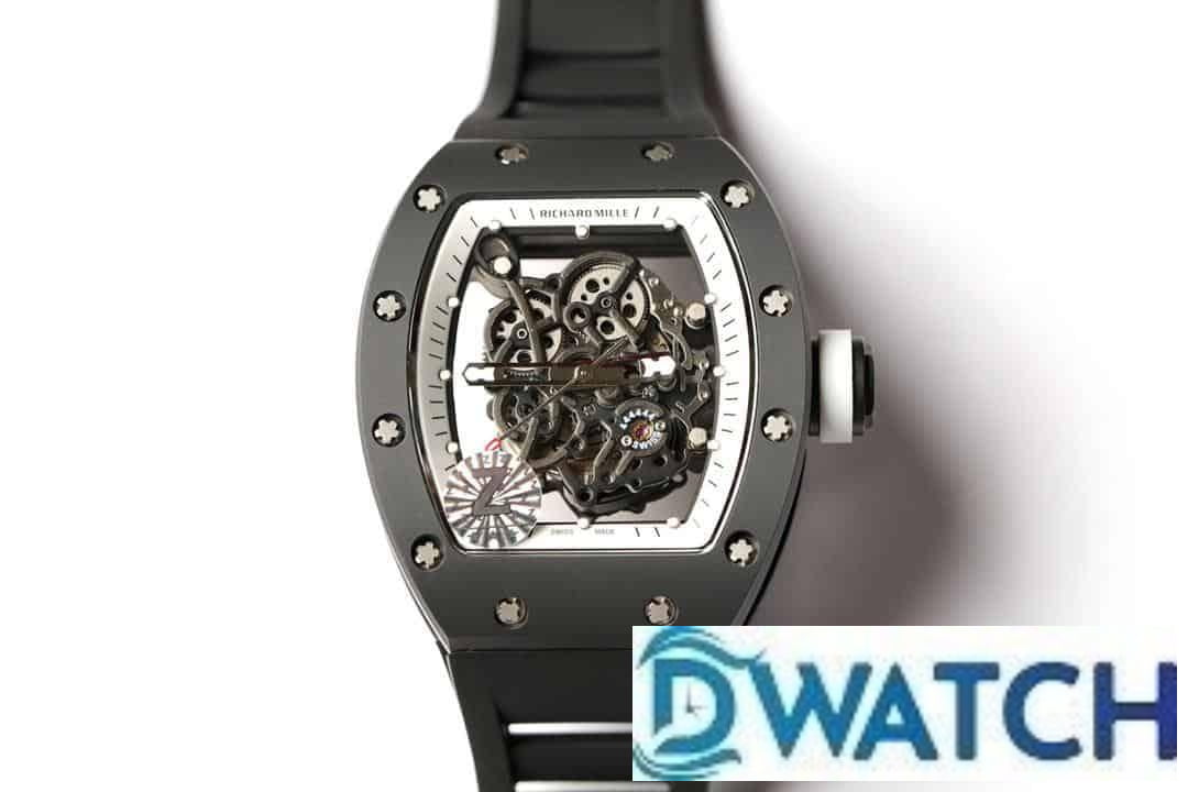 ĐỒNG HỒ NAM RICHARD MILLE RM055 FAKE 11 NHÀ MÁY Z NÚM TRẮNG LỘ CƠ 45MM ĐỒNG HỒ NAM RICHARD MILLE RM055 FAKE 11 NHÀ MÁY Z NÚM TRẮNG LỘ CƠ 45MM