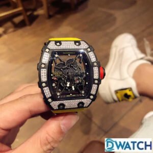 ĐỒNG HỒ NAM RICHARD MILLE RM35-02 REPLICA 1:1 ĐÍNH ĐÁ VIỀN DÂY VẢI 44MM 1 ĐỒNG HỒ NAM RICHARD MILLE RM35-02 REPLICA 1:1 ĐÍNH ĐÁ VIỀN DÂY VẢI 44MM