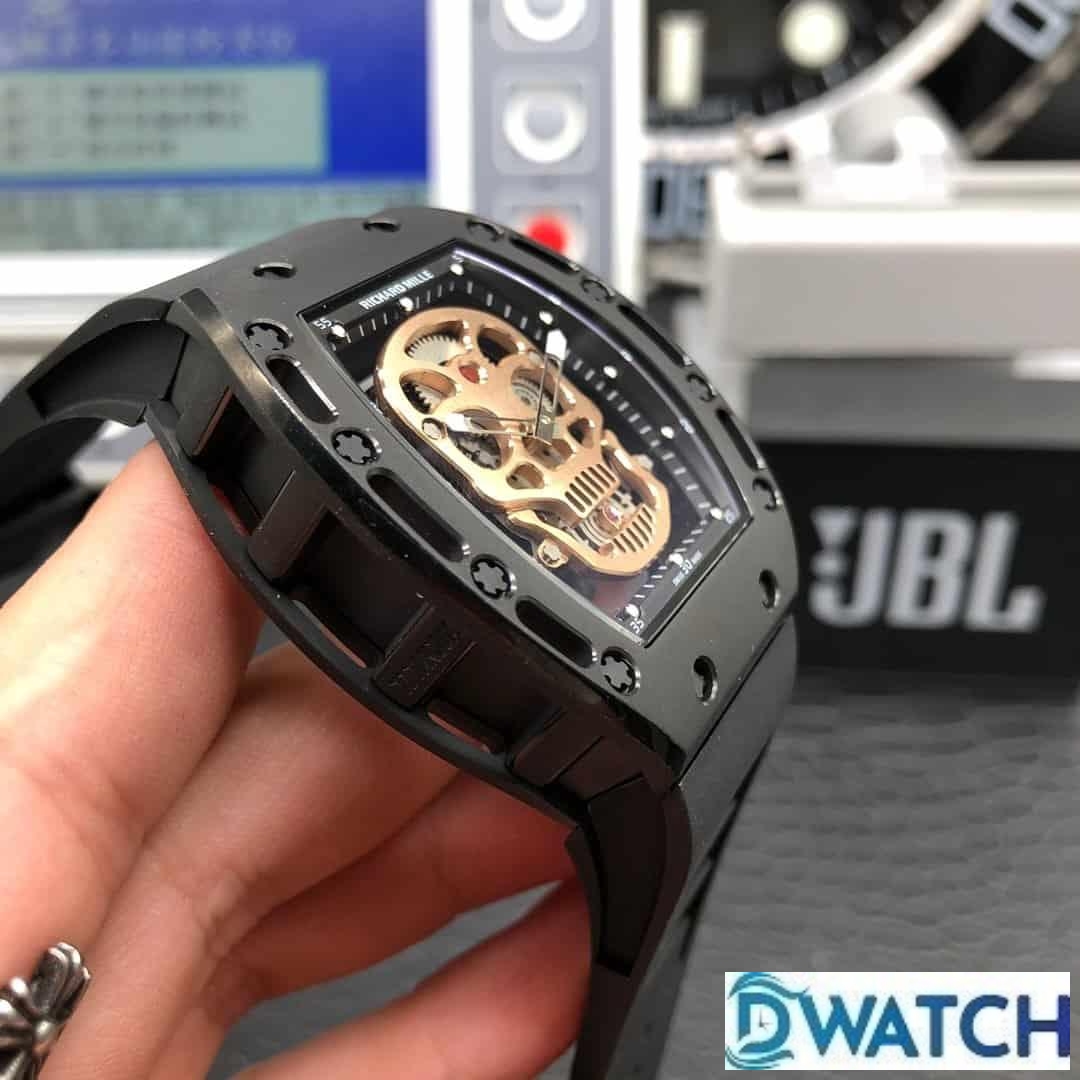 ĐỒNG HỒ NAM RICHARD MILLE RM052-01 SUPER FAKE DÂY ĐEO CAO SU ĐEN 43MM ĐỒNG HỒ NAM RICHARD MILLE RM052-01 SUPER FAKE DÂY ĐEO CAO SU ĐEN 43MM