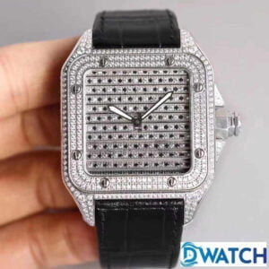 ĐỒNG HỒ NAM CARTIER SANTOS WM505014 REPLICA CAO CẤP NHÀ MÁY WWF 3 TRONG 1 55MM 1 ĐỒNG HỒ NAM CARTIER SANTOS WM505014 REPLICA CAO CẤP NHÀ MÁY WWF 3 TRONG 1 55MM