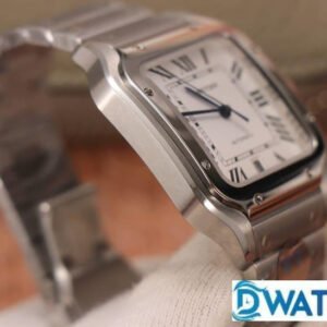 CARTIER SANTOS WSSA0009 LUXURY REPLICA WATCHES STAINLESS STEEL WHITE DIAL BV FACTORY 40MM 2 ĐỒNG HỒ NAM CARTIER SANTOS WSSA0009 REPLICA 1:1 NHÀ MÁY BV MẶT SỐ TRẮNG 40MM