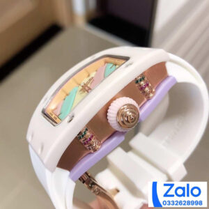 ĐỒNG HỒ NỮ RICHARD MILLE RM007-01 FAKE 11 VỎ TRẮNG DÂY TRẮNG 36MM 1 ĐỒNG HỒ NỮ RICHARD MILLE RM007-01 FAKE 11 VỎ TRẮNG DÂY TRẮNG 36MM