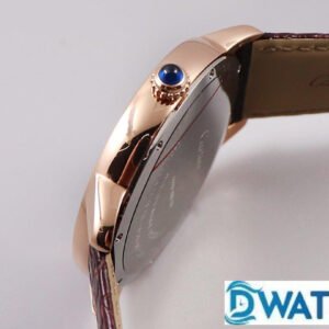 CARTIER RONDE SOLO W6701009 COPIES WATCHES ROSE GOLD CASE LEATHER STRAP AF FACTORY 42MM 2 ĐỒNG HỒ NAM CARTIER RONDE SOLO W6701009 FAKE NHÀ MÁY AF 3 KIM CHỈ 42MM