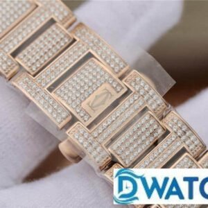 CARTIER BALLON BLEU DE CARTIER WE9009Z3 BEST COPIES WATCHES RHINESTONE GEM FULL ROSE GOLD CASE TW FACTORY 42MM 5 ĐỒNG HỒ NAM CARTIER BALLON BLEU DE CARTIER WE9009Z3 FAKE CAO CẤP NHÀ MÁY TW 42MM