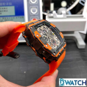 ĐỒNG HỒ NAM RICHARD MILLE RM11-03 FAKE 11 VỎ CARBON MÀU CAM NỎI BẬT 40MM 2 ĐỒNG HỒ NAM RICHARD MILLE RM11-03 FAKE 11 VỎ CARBON MÀU CAM NỎI BẬT 40MM
