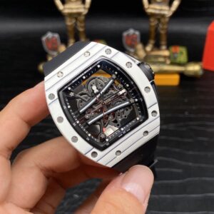 ĐỒNG HỒ NAM RICHARD MILLE RM61-01 FAKE 11 DÂY ĐEN LỘ CƠ 44MM 1 ĐỒNG HỒ NAM RICHARD MILLE RM61-01 FAKE 11 DÂY ĐEN LỘ CƠ 44MM