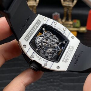 ĐỒNG HỒ NAM RICHARD MILLE RM61-01 FAKE 11 DÂY ĐEN LỘ CƠ 44MM 4 ĐỒNG HỒ NAM RICHARD MILLE RM61-01 FAKE 11 DÂY ĐEN LỘ CƠ 44MM