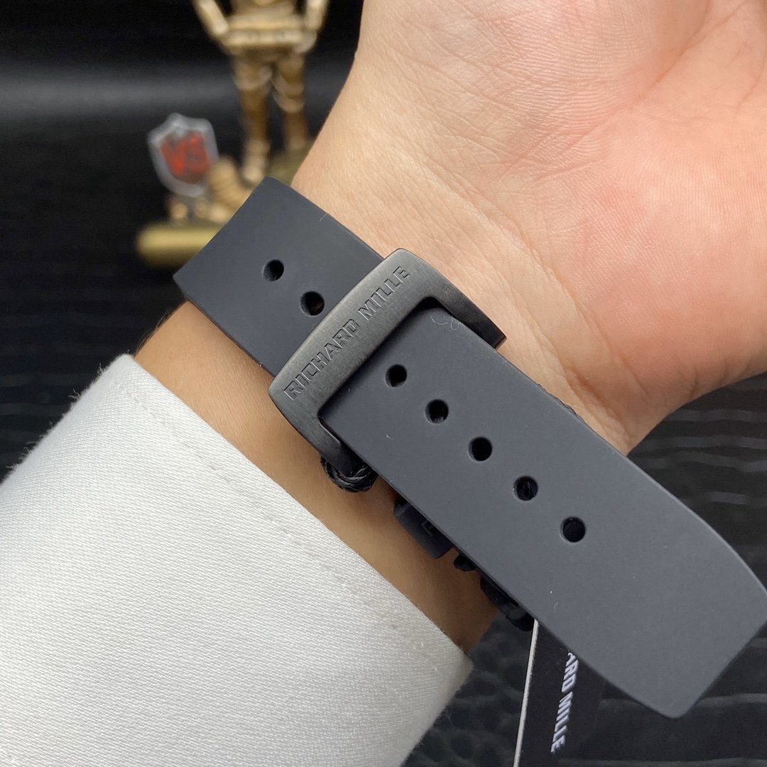 ĐỒNG HỒ NAM RICHARD MILLE RM61-01 FAKE 11 DÂY ĐEN LỘ CƠ 44MM ĐỒNG HỒ NAM RICHARD MILLE RM61-01 FAKE 11 DÂY ĐEN LỘ CƠ 44MM