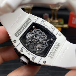 ĐỒNG HỒ NAM RICHARD MILLE RM61-01 SUPER FAKE MÀU TRẮNG LỘ CƠ 44MM 4 ĐỒNG HỒ NAM RICHARD MILLE RM61-01 SUPER FAKE MÀU TRẮNG LỘ CƠ 44MM