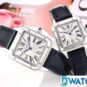 ĐỒNG HỒ ĐÔI CARTIER SANTOS FAKE CAO CẤP NHÀ MÁY F1 MẶT SỐ TRẮNG 27.5 - 45.5MM 2 ĐỒNG HỒ ĐÔI CARTIER SANTOS FAKE CAO CẤP NHÀ MÁY F1 MẶT SỐ TRẮNG 27.5 - 45.5MM
