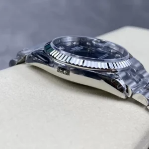 ROLEX DATEJUST 126234 REPLICA WATCHES BLUE FOLDED DIAL RHINESTONE HOURS VS FACTORY 36MM 2 ĐỒNG HỒ NAM ROLEX DATEJUST 126234 REPLICA 1:1 NHÀ MÁY VS CỌC SỐ ĐÍNH ĐÁ 36MM
