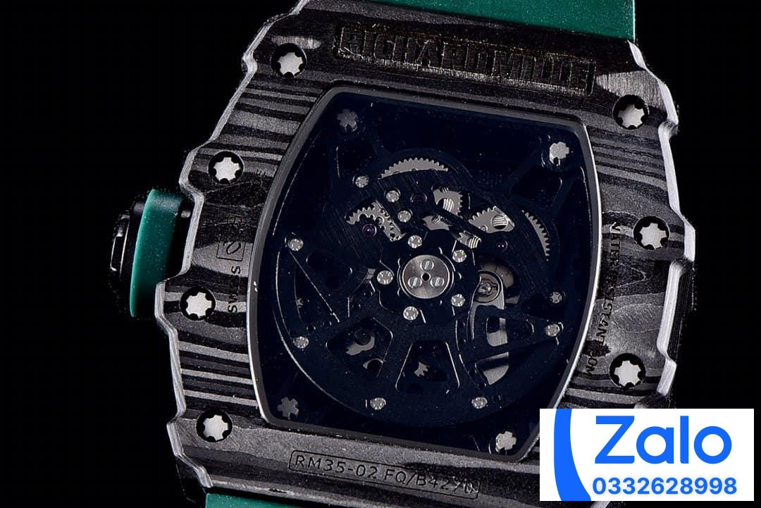 ĐỒNG HỒ NAM RICHARD MILLE RM35-02 REPLICA 11 NHÀ MÁY KV MÀU XANH 44MM ĐỒNG HỒ NAM RICHARD MILLE RM35-02 REPLICA 11 NHÀ MÁY KV MÀU XANH 44MM