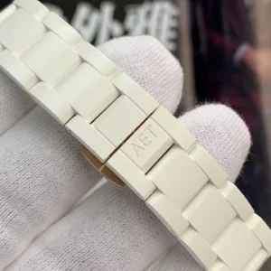 ĐỒNG HỒ NAM ROLEX DAYTONA REPLICA 1:1 NHÀ MÁY AET VỎ GỐM TRẮNG 40MM 4 ĐỒNG HỒ NAM ROLEX DAYTONA REPLICA 1:1 NHÀ MÁY AET VỎ GỐM TRẮNG 40MM