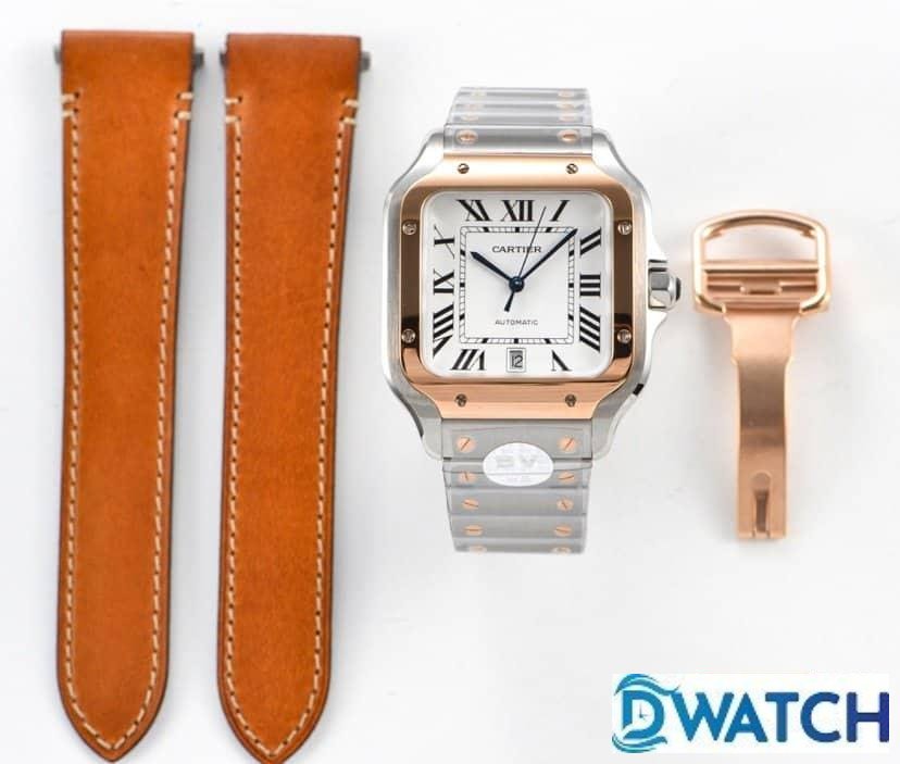 ĐỒNG HỒ NAM CARTIER SANTOS WSSA0009 REPLICA CAO CẤP NHÀ MÁY BV VÀNG HỒNG 40MM ĐỒNG HỒ NAM CARTIER SANTOS WSSA0009 REPLICA CAO CẤP NHÀ MÁY BV VÀNG HỒNG 40MM