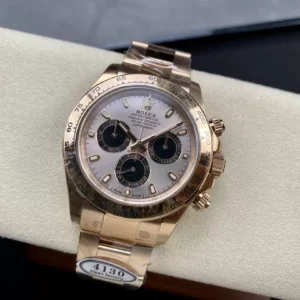 ROLEX DAYTONA 116505 BEST COPIES WATCHES ROSE GOLD PLATE INDEX HOURS CLEAN FACTORY 40MM 1 ĐỒNG HỒ NAM ROLEX DAYTONA 116505 REPLICA CAO CẤP CLEAN FACTORY 40MM