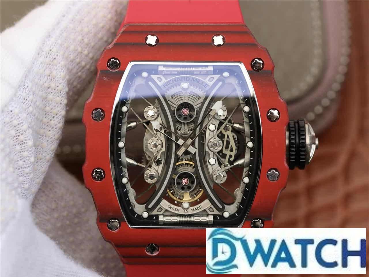 ĐỒNG HỒ NAM RICHARD MILLE RM53-01 FAKE CAO CẤP NHÀ MÁY TPT DÂY ĐỎ NÚM ĐEN 44MM ĐỒNG HỒ NAM RICHARD MILLE RM53-01 FAKE CAO CẤP NHÀ MÁY TPT DÂY ĐỎ NÚM ĐEN 44MM