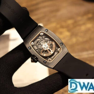 ĐỒNG HỒ NỮ RICHARD MILLE RM007-01 SUPER FAKE MẶT ĐEN ĐÍNH ĐÁ 31MM 4 ĐỒNG HỒ NỮ RICHARD MILLE RM007-01 SUPER FAKE MẶT ĐEN ĐÍNH ĐÁ 31MM