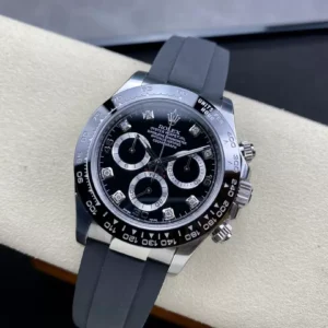 ĐỒNG HỒ NAM ROLEX DAYTONA CLEAN FACTORY REP CAO CẤP CỌC SỐ ĐÍNH ĐÁ 40MM 2 ĐỒNG HỒ NAM ROLEX DAYTONA LEAN FACTORY REP CAO CẤP CỌC SỐ ĐÍNH ĐÁ 40MM