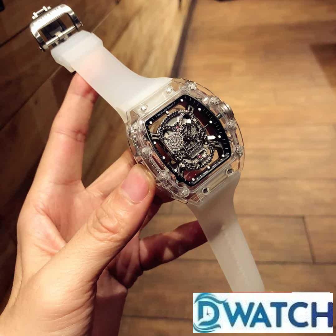 ĐỒNG HỒ NAM RICHARD MILLE RM052 SUPER FAKE MẶT SỐ THIẾT KẾ ĐÍNH ĐÁ 43MM ĐỒNG HỒ NAM RICHARD MILLE RM052 SUPER FAKE MẶT SỐ THIẾT KẾ ĐÍNH ĐÁ 43MM