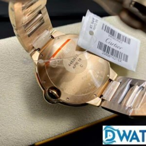 CARTIER BALLON BLEU W69006Z2 BEST REPLICA WATCHES ROSE GOLD CASE V6 FACTORY 42MM 4 ĐỒNG HỒ NAM CARTIER BALLON BLEU W69006Z2 FAKE CAO CẤP NHÀ MÁY V6 TRƠN 42MM