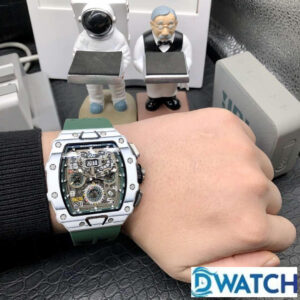 ĐỒNG HỒ NAM RICHARD MILLE RM11-03 FAKE CAO CẤP DÂY ĐEO CAO SU XANH 43MM 6 ĐỒNG HỒ NAM RICHARD MILLE RM11-03 FAKE CAO CẤP DÂY ĐEO CAO SU XANH 43MM