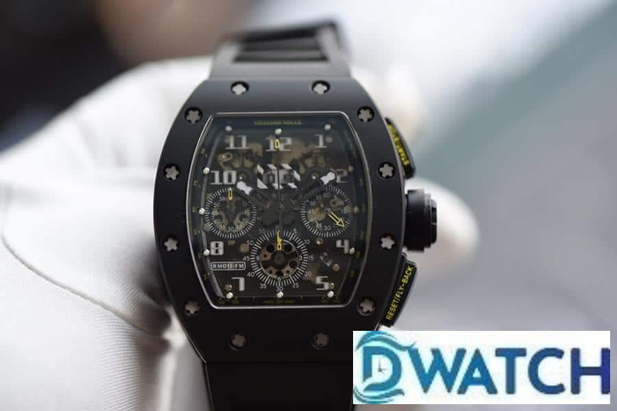 ĐỒNG HỒ NAM RICHARD MILLE RM011 FAKE CAO CẤP NHÀ MÁY KV BLACK CERAMIC 45MM ĐỒNG HỒ NAM RICHARD MILLE RM011 FAKE CAO CẤP NHÀ MÁY KV BLACK CERAMIC 45MM