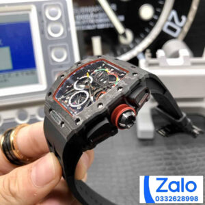 ĐỒNG HỒ NAM RICHARD MILLE RM50-03 SUPER FAKE DÂY CAO SU LỘ CƠ 40MM 2 ĐỒNG HỒ NAM RICHARD MILLE RM50-03 SUPER FAKE DÂY CAO SU LỘ CƠ 40MM