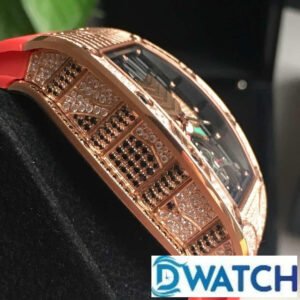ĐỒNG HỒ NỮ RICHARD MILLE RM71-01 FAKE 1:1 ĐÍNH ĐÁ DÂY CAO SU ĐỎ 34MM 2 ĐỒNG HỒ NỮ RICHARD MILLE RM71-01 FAKE 1:1 ĐÍNH ĐÁ DÂY CAO SU ĐỎ 34MM
