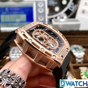 ĐỒNG HỒ NAM RICHARD MILLE RM052-01 FAKE 1:1 MẶT SỐ ĐÍNH ĐÁ VÀNG HỒNG 43MM 2 ĐỒNG HỒ NAM RICHARD MILLE RM052-01 FAKE 1:1 MẶT SỐ ĐÍNH ĐÁ VÀNG HỒNG 43MM