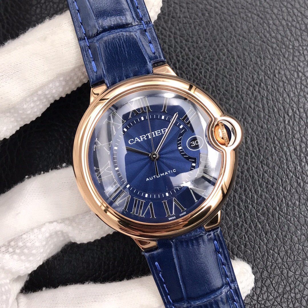 ĐỒNG HỒ NAM CARTIER BALLON BLUE WGBB0036 SUPER FAKE NHÀ MÁY V6 VÀNG HỒNG 42MM ĐỒNG HỒ NAM CARTIER BALLON BLUE WGBB0036 SUPER FAKE NHÀ MÁY V6 VÀNG HỒNG 42MM
