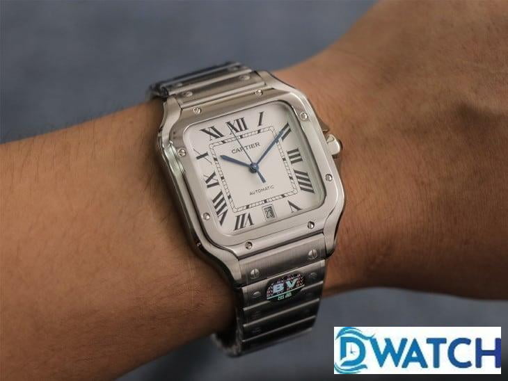 ĐỒNG HỒ NAM CARTIER SANTOS WSSA0009 REPLICA 1:1 NHÀ MÁY BV MẶT SỐ TRẮNG 40MM ĐỒNG HỒ NAM CARTIER SANTOS WSSA0009 REPLICA 1:1 NHÀ MÁY BV MẶT SỐ TRẮNG 40MM
